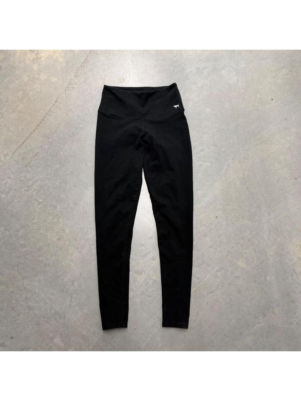2000s Victoria’s Secret PINK Yoga Black High Rise Leggings Women’s Small